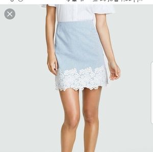 Draper James Sarabeth Seersucker Skirt
